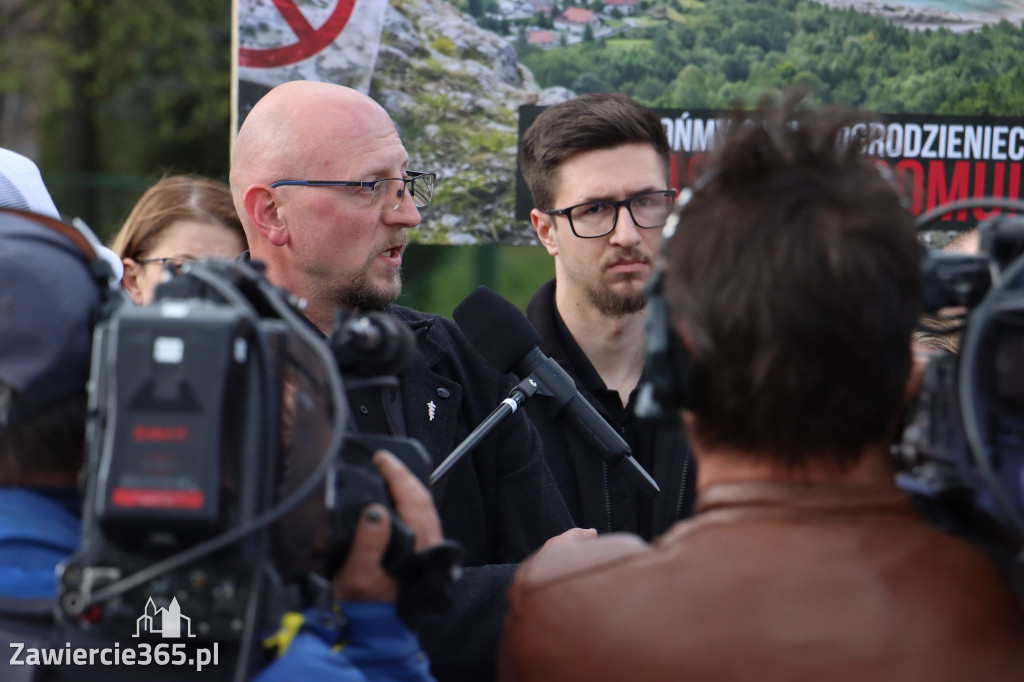 Fotorelacja: MISJA INTERWENCJA TVP3 Katowice w Zawierciu - NIE DLA KOPALNI