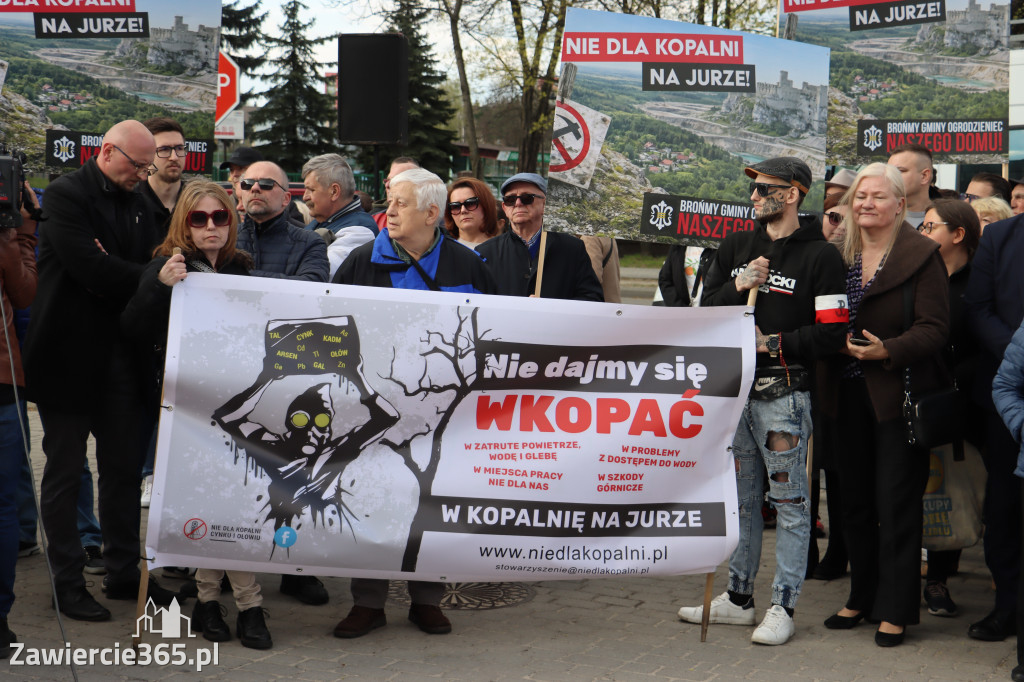 Fotorelacja: MISJA INTERWENCJA TVP3 Katowice w Zawierciu - NIE DLA KOPALNI