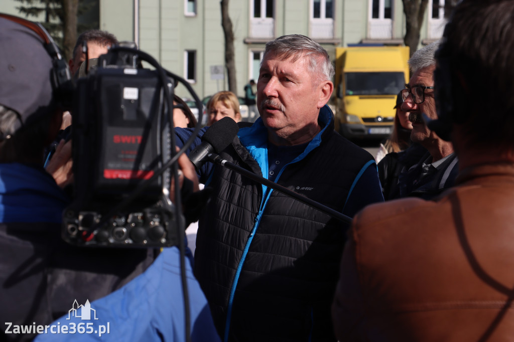 Fotorelacja: MISJA INTERWENCJA TVP3 Katowice w Zawierciu - NIE DLA KOPALNI