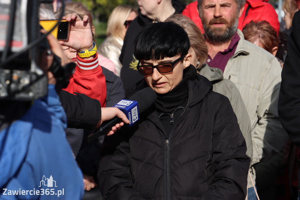 Fotorelacja: MISJA INTERWENCJA TVP3 Katowice w Zawierciu - NIE DLA KOPALNI