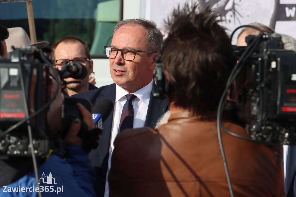 Fotorelacja: MISJA INTERWENCJA TVP3 Katowice w Zawierciu - NIE DLA KOPALNI