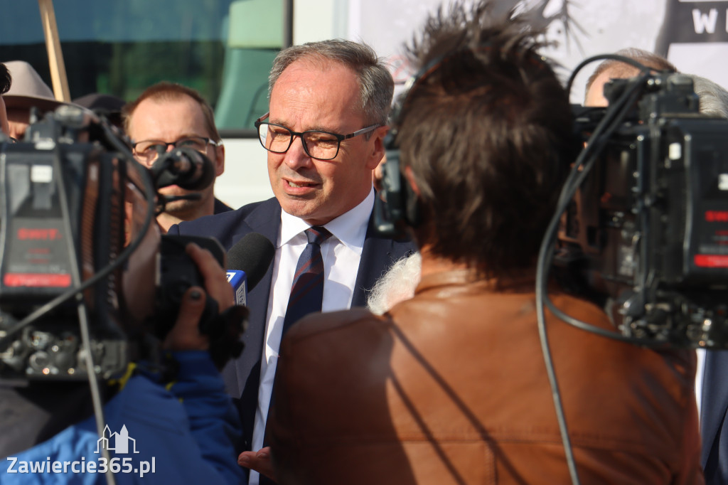 Fotorelacja: MISJA INTERWENCJA TVP3 Katowice w Zawierciu - NIE DLA KOPALNI