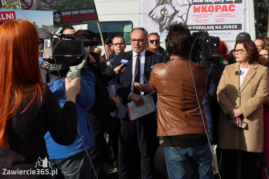 Fotorelacja: MISJA INTERWENCJA TVP3 Katowice w Zawierciu - NIE DLA KOPALNI