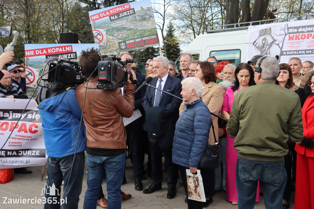 Fotorelacja: MISJA INTERWENCJA TVP3 Katowice w Zawierciu - NIE DLA KOPALNI