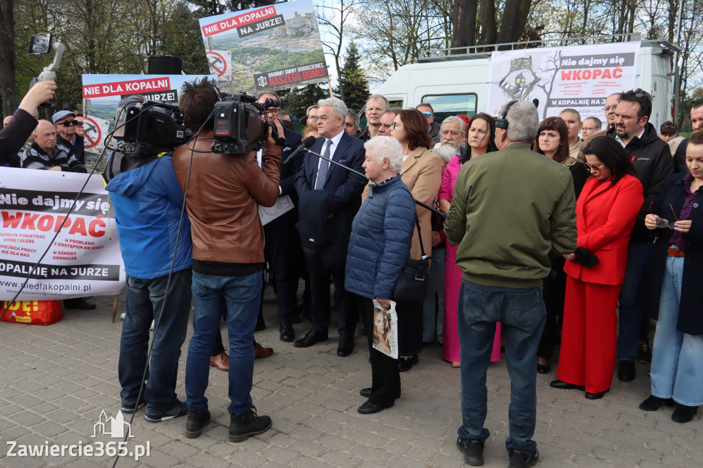 Fotorelacja: MISJA INTERWENCJA TVP3 Katowice w Zawierciu - NIE DLA KOPALNI