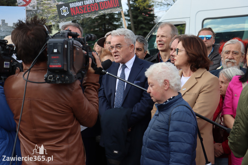 Fotorelacja: MISJA INTERWENCJA TVP3 Katowice w Zawierciu - NIE DLA KOPALNI