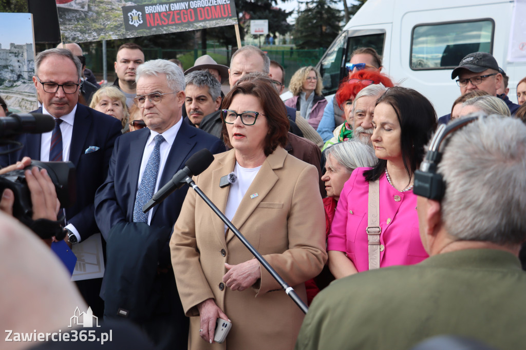 Fotorelacja: MISJA INTERWENCJA TVP3 Katowice w Zawierciu - NIE DLA KOPALNI