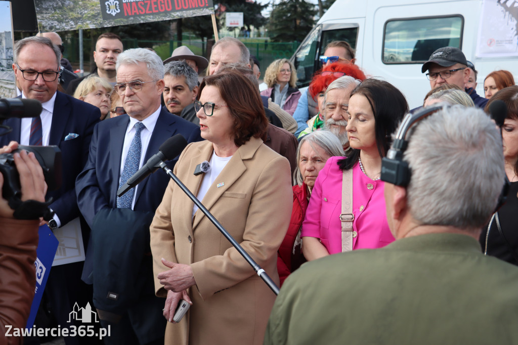 Fotorelacja: MISJA INTERWENCJA TVP3 Katowice w Zawierciu - NIE DLA KOPALNI