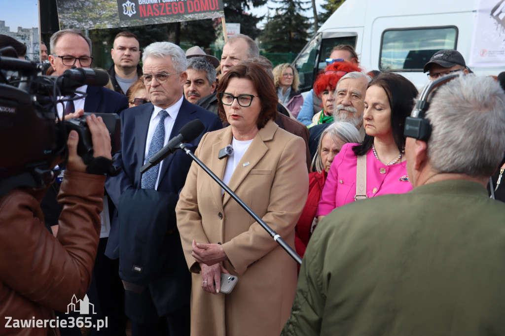 Fotorelacja: MISJA INTERWENCJA TVP3 Katowice w Zawierciu - NIE DLA KOPALNI