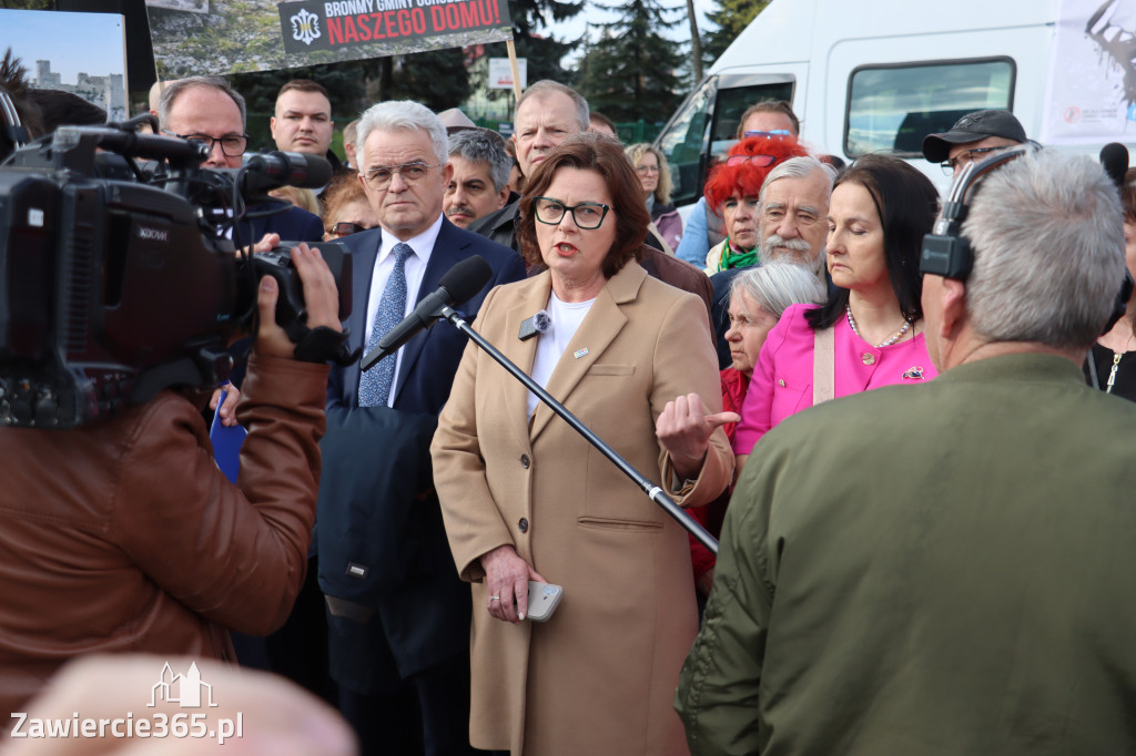 Fotorelacja: MISJA INTERWENCJA TVP3 Katowice w Zawierciu - NIE DLA KOPALNI