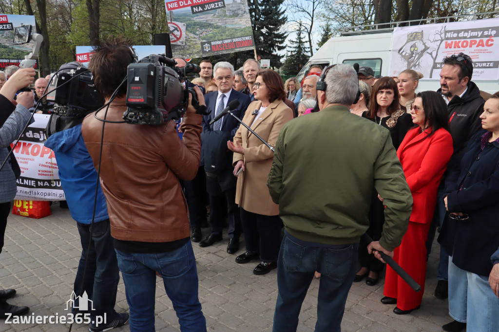 Fotorelacja: MISJA INTERWENCJA TVP3 Katowice w Zawierciu - NIE DLA KOPALNI
