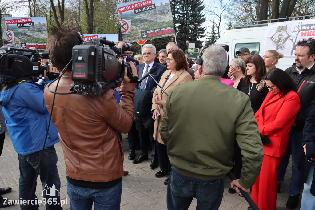 Fotorelacja: MISJA INTERWENCJA TVP3 Katowice w Zawierciu - NIE DLA KOPALNI