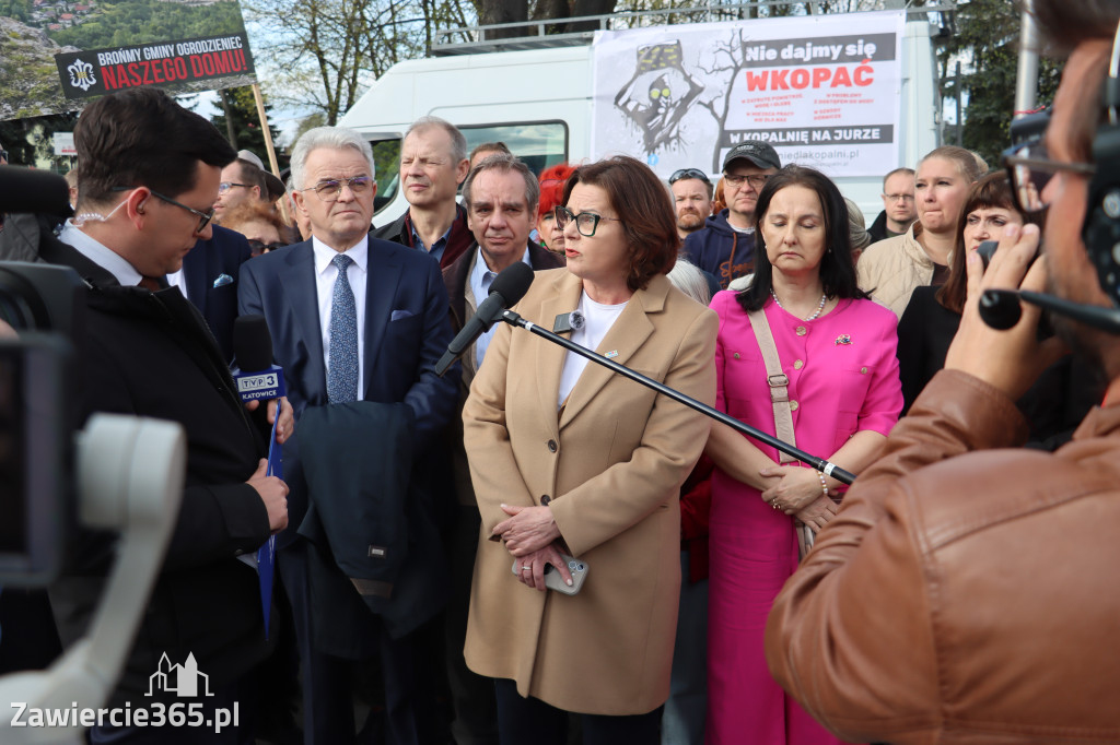 Fotorelacja: MISJA INTERWENCJA TVP3 Katowice w Zawierciu - NIE DLA KOPALNI
