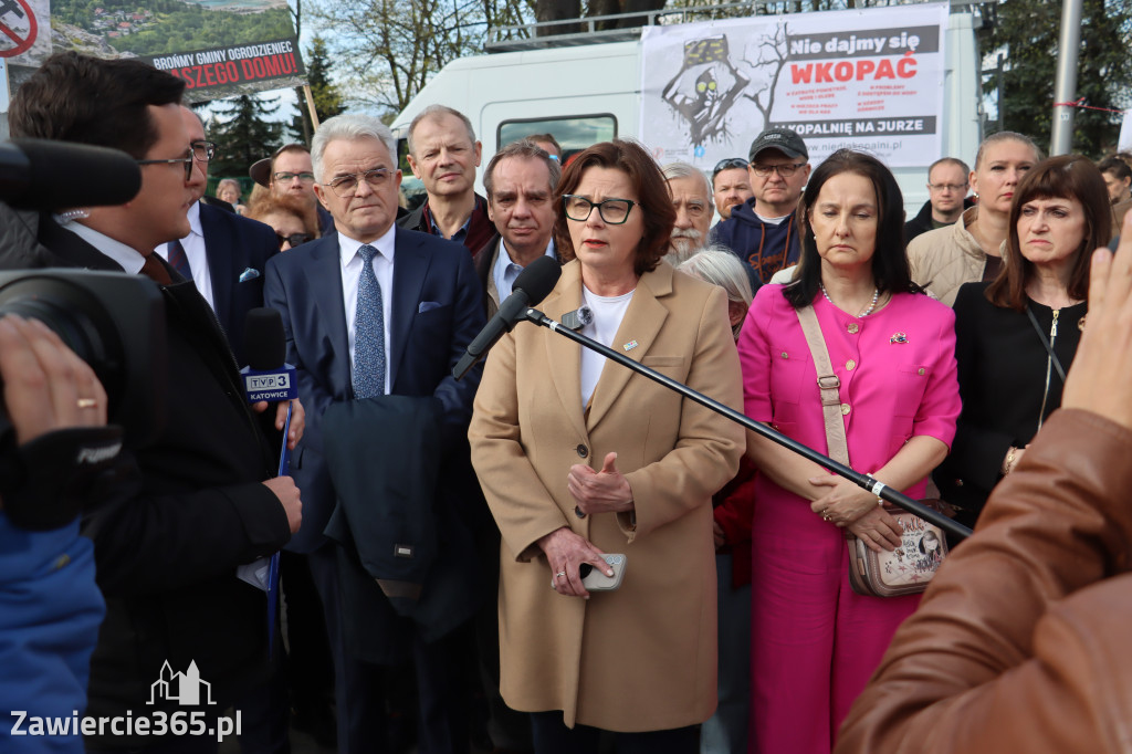 Fotorelacja: MISJA INTERWENCJA TVP3 Katowice w Zawierciu - NIE DLA KOPALNI
