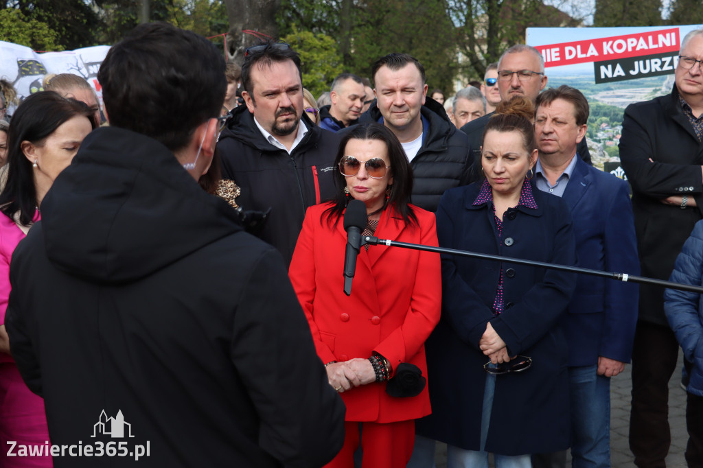 Fotorelacja: MISJA INTERWENCJA TVP3 Katowice w Zawierciu - NIE DLA KOPALNI