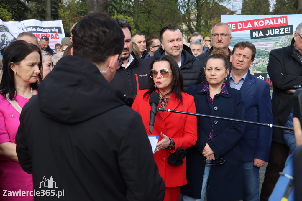 Fotorelacja: MISJA INTERWENCJA TVP3 Katowice w Zawierciu - NIE DLA KOPALNI