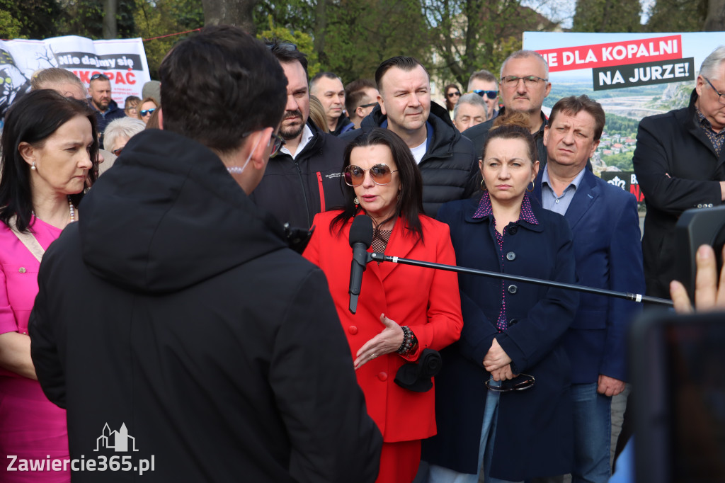 Fotorelacja: MISJA INTERWENCJA TVP3 Katowice w Zawierciu - NIE DLA KOPALNI