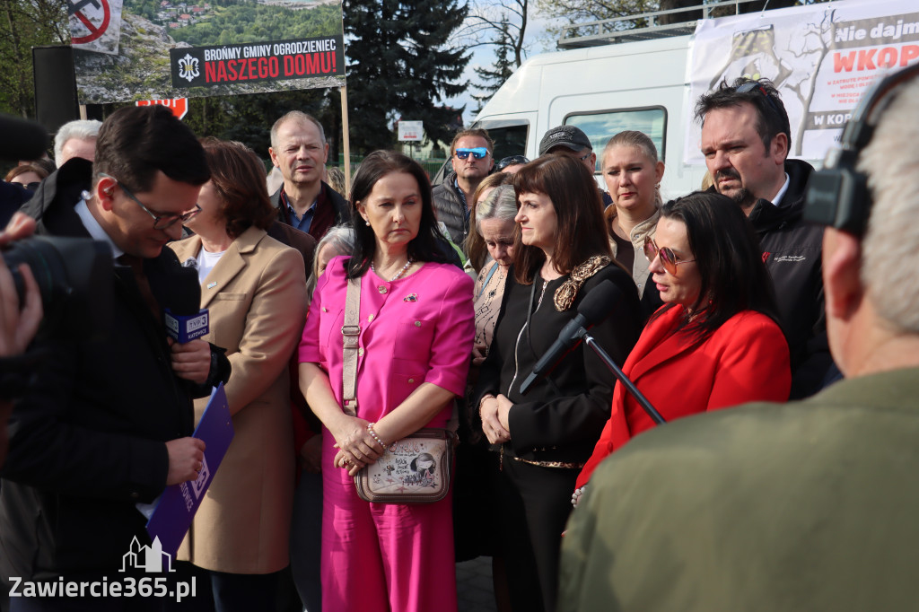 Fotorelacja: MISJA INTERWENCJA TVP3 Katowice w Zawierciu - NIE DLA KOPALNI