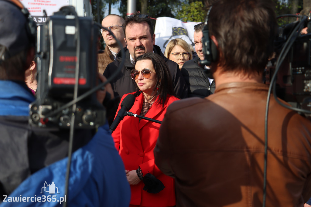 Fotorelacja: MISJA INTERWENCJA TVP3 Katowice w Zawierciu - NIE DLA KOPALNI