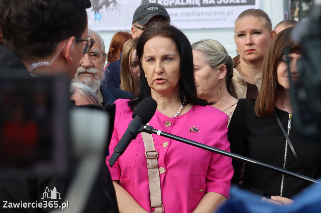 Fotorelacja: MISJA INTERWENCJA TVP3 Katowice w Zawierciu - NIE DLA KOPALNI