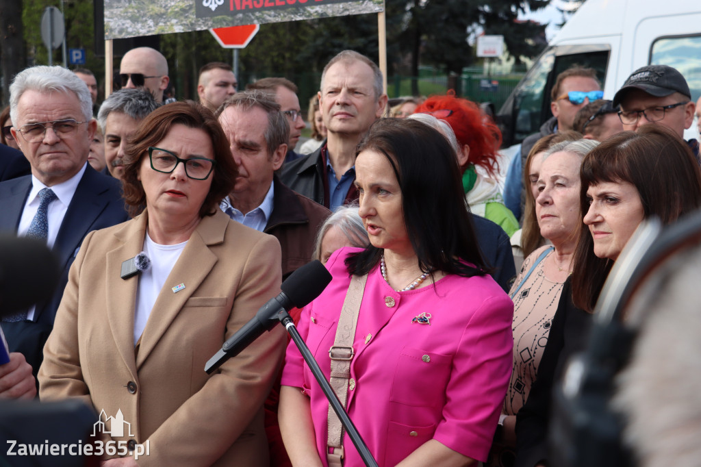 Fotorelacja: MISJA INTERWENCJA TVP3 Katowice w Zawierciu - NIE DLA KOPALNI