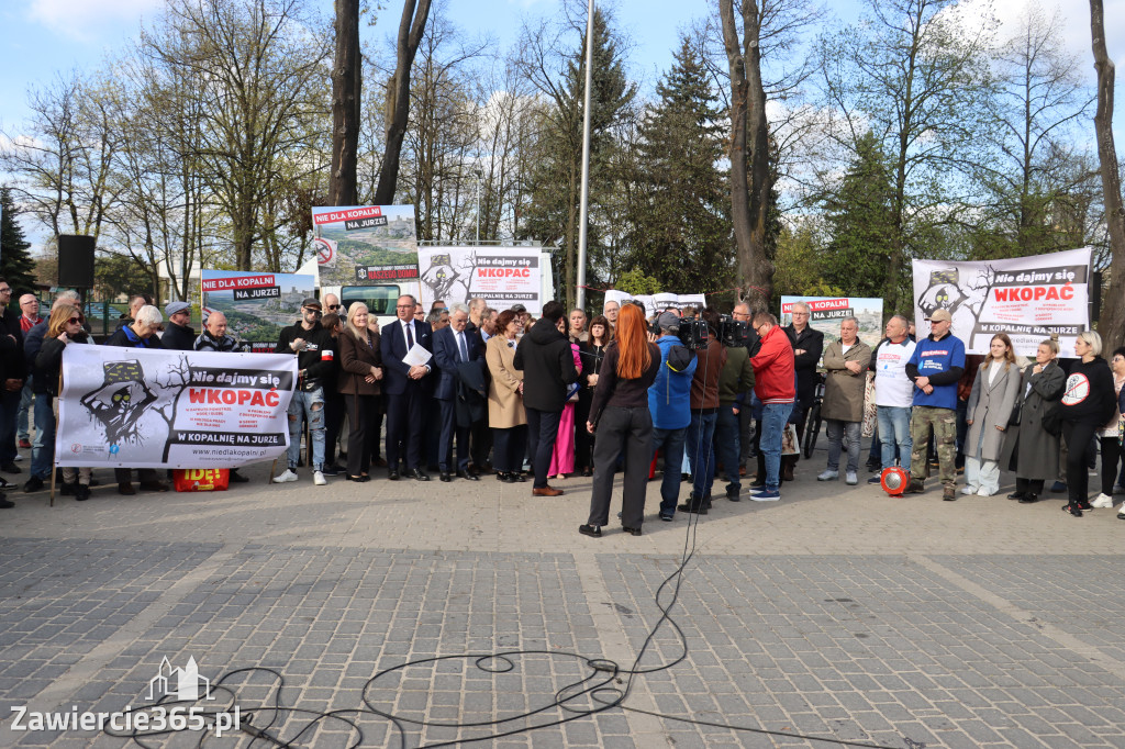 Fotorelacja: MISJA INTERWENCJA TVP3 Katowice w Zawierciu - NIE DLA KOPALNI