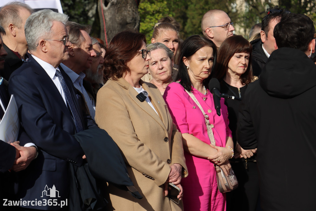 Fotorelacja: MISJA INTERWENCJA TVP3 Katowice w Zawierciu - NIE DLA KOPALNI