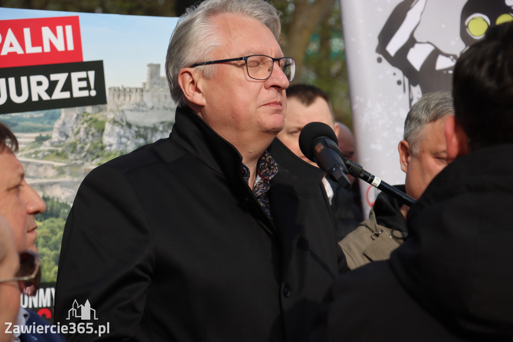 Fotorelacja: MISJA INTERWENCJA TVP3 Katowice w Zawierciu - NIE DLA KOPALNI