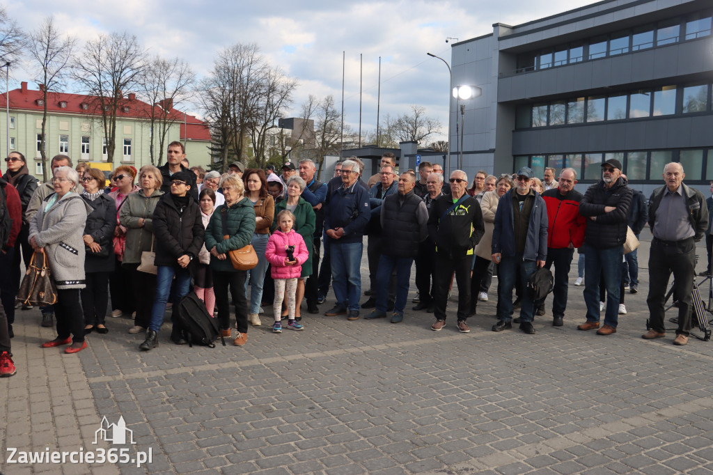 Fotorelacja: MISJA INTERWENCJA TVP3 Katowice w Zawierciu - NIE DLA KOPALNI