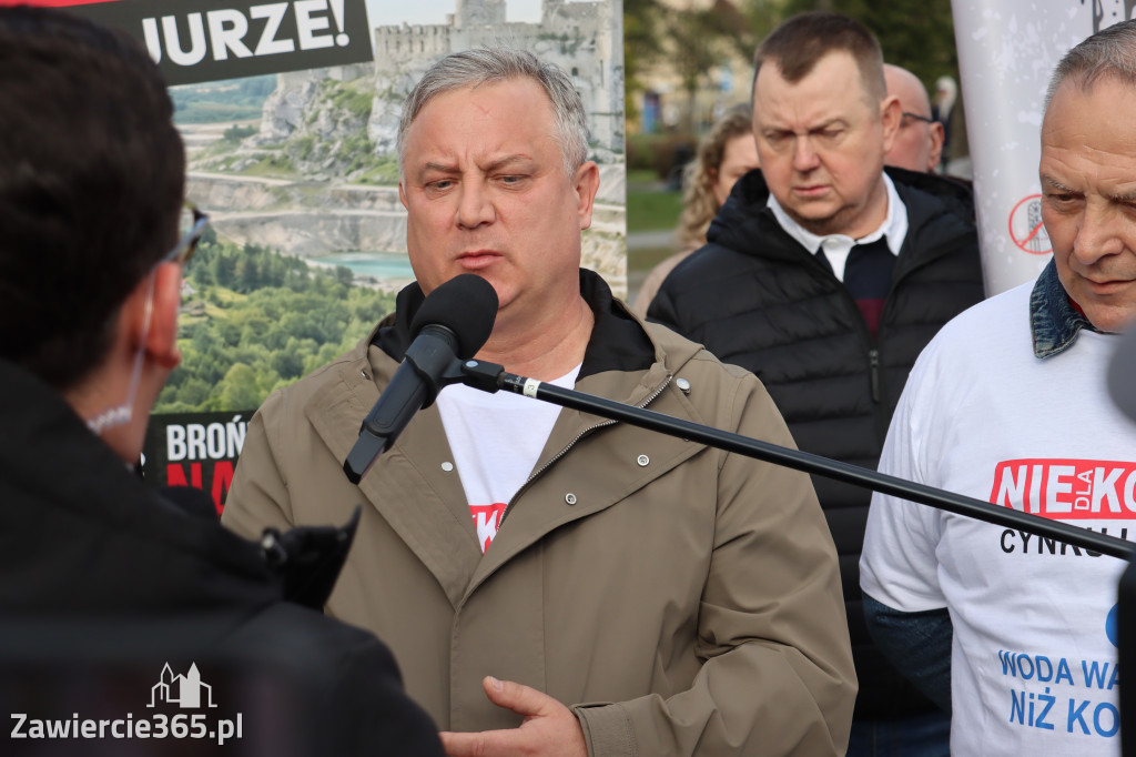 Fotorelacja: MISJA INTERWENCJA TVP3 Katowice w Zawierciu - NIE DLA KOPALNI