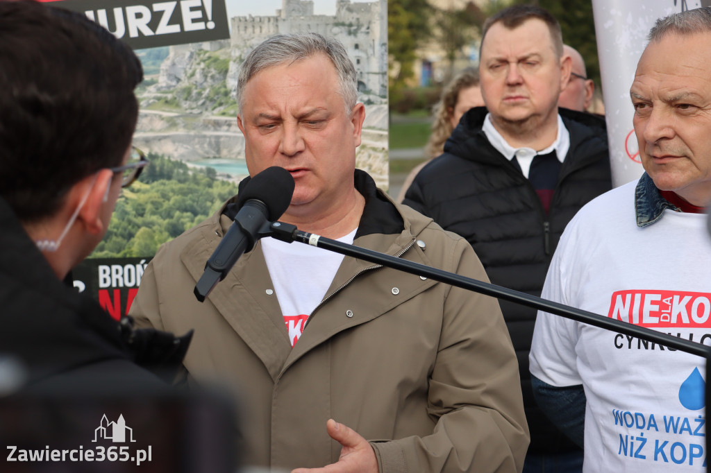 Fotorelacja: MISJA INTERWENCJA TVP3 Katowice w Zawierciu - NIE DLA KOPALNI