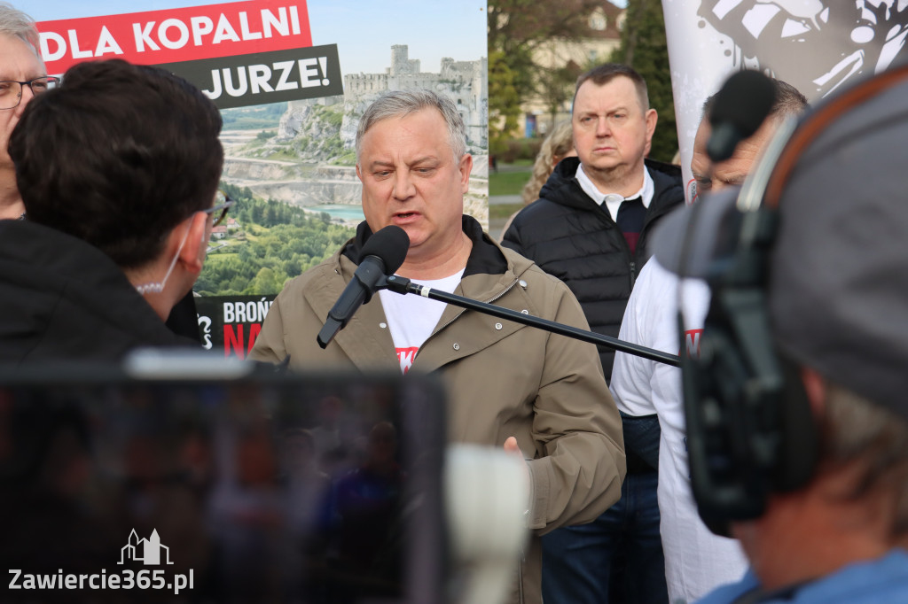 Fotorelacja: MISJA INTERWENCJA TVP3 Katowice w Zawierciu - NIE DLA KOPALNI