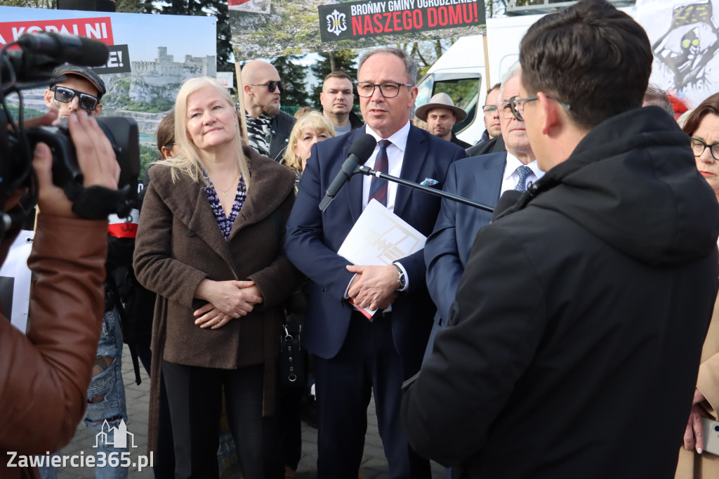 Fotorelacja: MISJA INTERWENCJA TVP3 Katowice w Zawierciu - NIE DLA KOPALNI