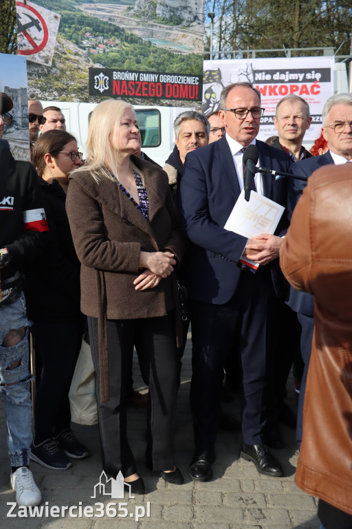 Fotorelacja: MISJA INTERWENCJA TVP3 Katowice w Zawierciu - NIE DLA KOPALNI