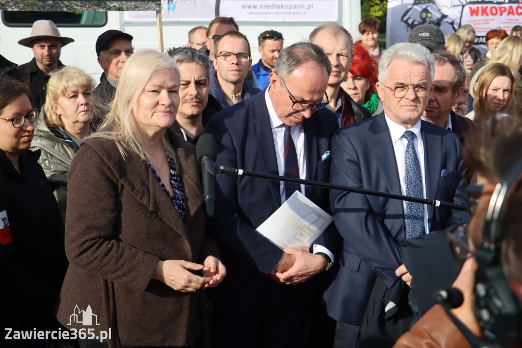 Fotorelacja: MISJA INTERWENCJA TVP3 Katowice w Zawierciu - NIE DLA KOPALNI