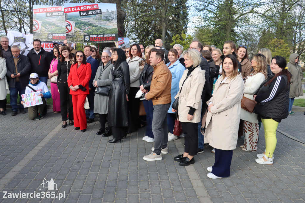Fotorelacja: MISJA INTERWENCJA TVP3 Katowice w Zawierciu - NIE DLA KOPALNI