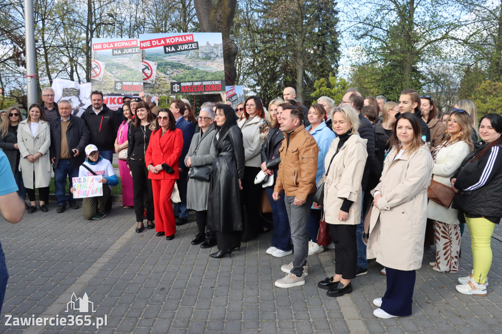 Fotorelacja: MISJA INTERWENCJA TVP3 Katowice w Zawierciu - NIE DLA KOPALNI