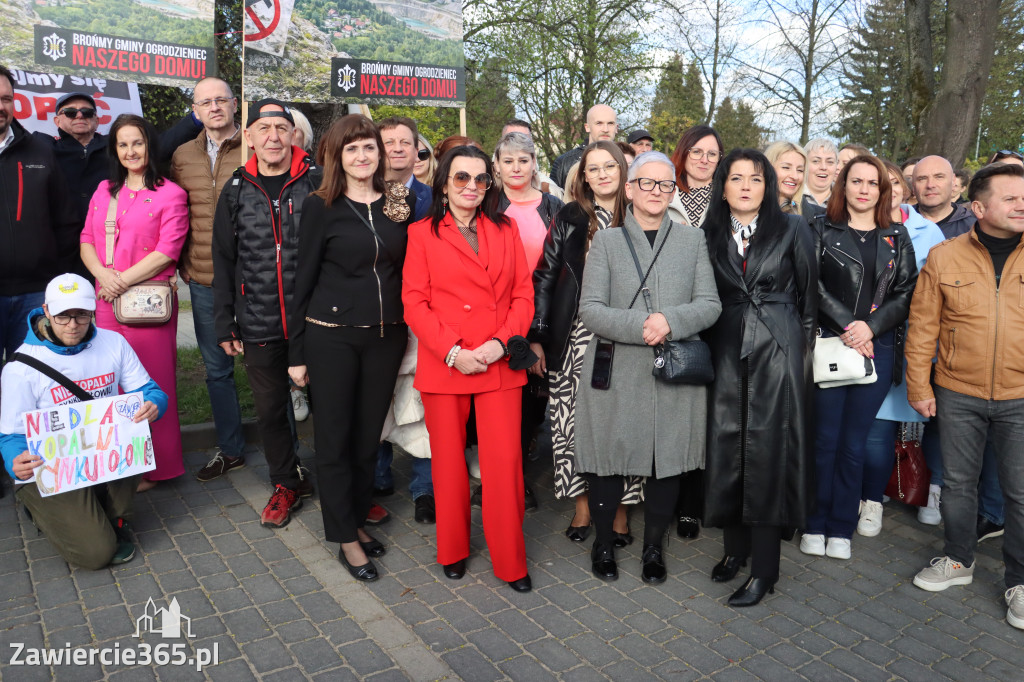Fotorelacja: MISJA INTERWENCJA TVP3 Katowice w Zawierciu - NIE DLA KOPALNI