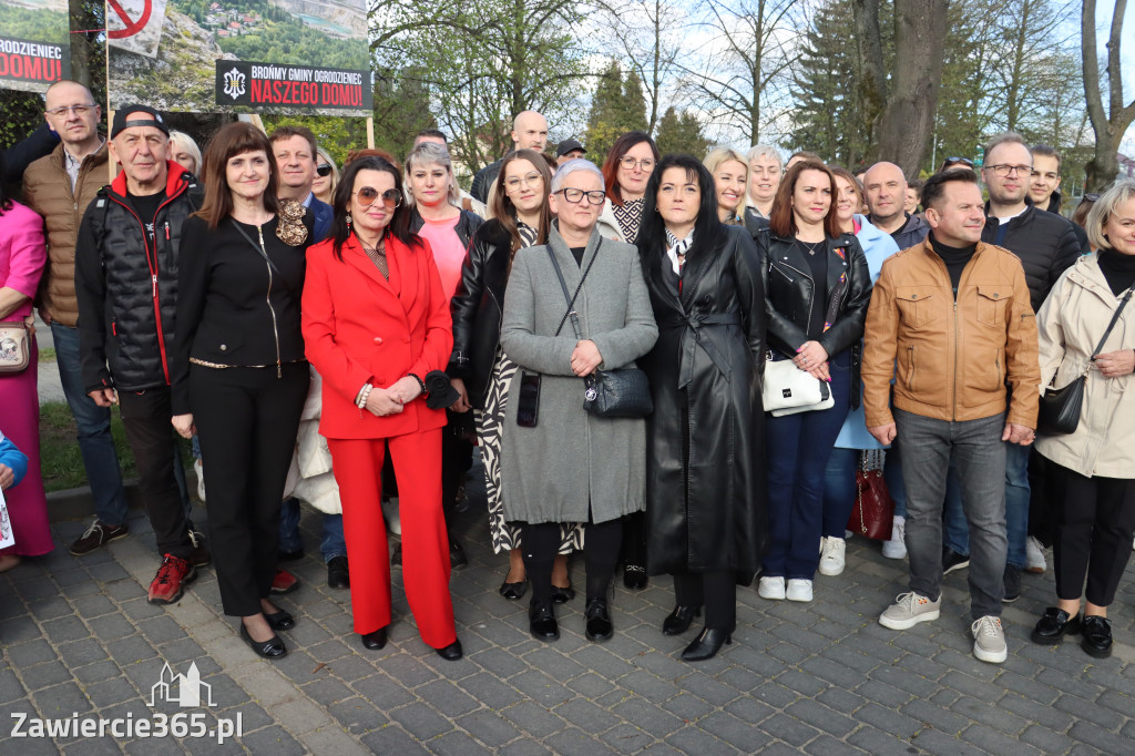 Fotorelacja: MISJA INTERWENCJA TVP3 Katowice w Zawierciu - NIE DLA KOPALNI