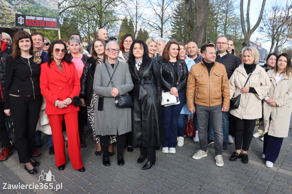 Fotorelacja: MISJA INTERWENCJA TVP3 Katowice w Zawierciu - NIE DLA KOPALNI