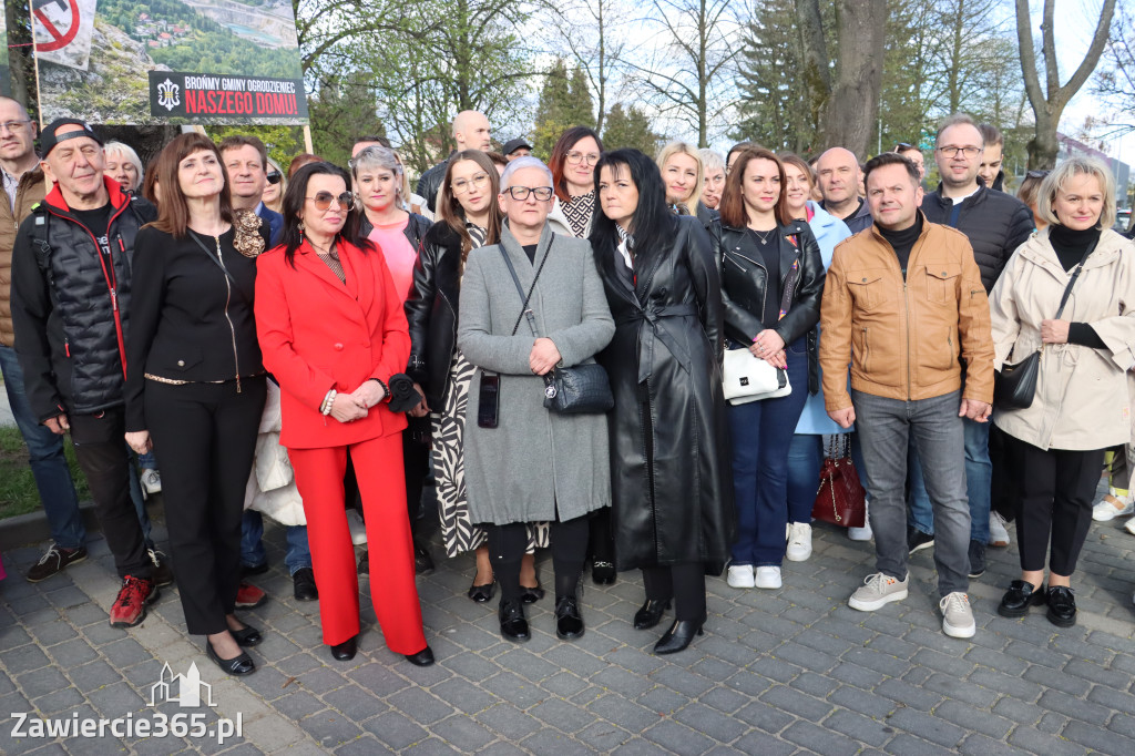 Fotorelacja: MISJA INTERWENCJA TVP3 Katowice w Zawierciu - NIE DLA KOPALNI
