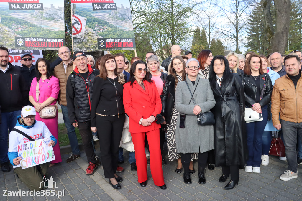 Fotorelacja: MISJA INTERWENCJA TVP3 Katowice w Zawierciu - NIE DLA KOPALNI