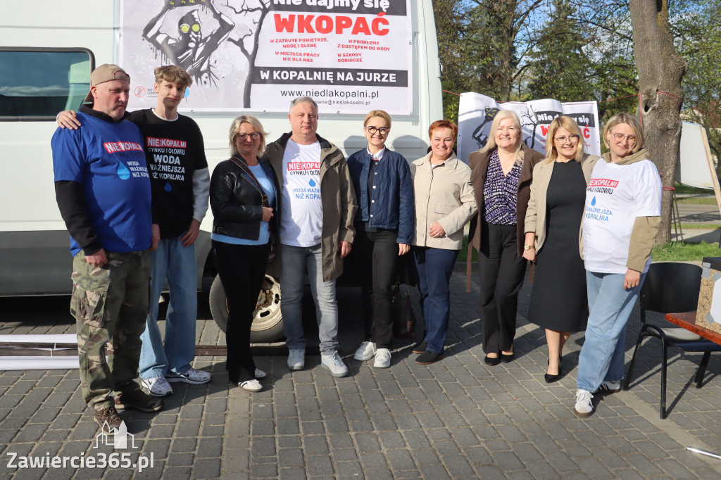 Fotorelacja: MISJA INTERWENCJA TVP3 Katowice w Zawierciu - NIE DLA KOPALNI