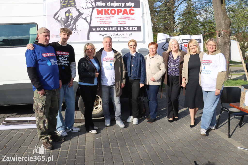 Fotorelacja: MISJA INTERWENCJA TVP3 Katowice w Zawierciu - NIE DLA KOPALNI
