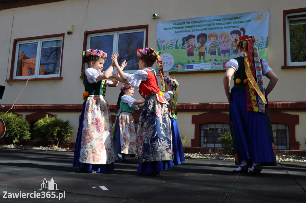 Fotorelacja: Powitanie partnerów projektu Erasmus+ w przedszkolu nr 1 w Zawierciu