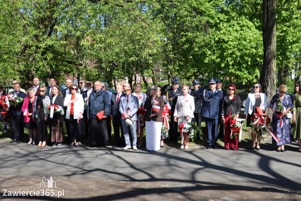 Fotorelacja Zawiercie: 235. rocznica uchwalenia Konstytucji 3 Maja