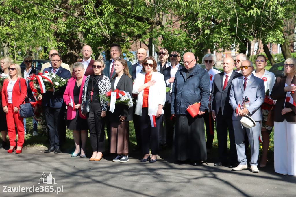 Fotorelacja Zawiercie: 235. rocznica uchwalenia Konstytucji 3 Maja