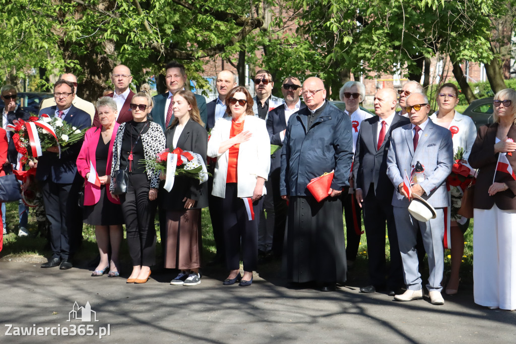Fotorelacja Zawiercie: 235. rocznica uchwalenia Konstytucji 3 Maja