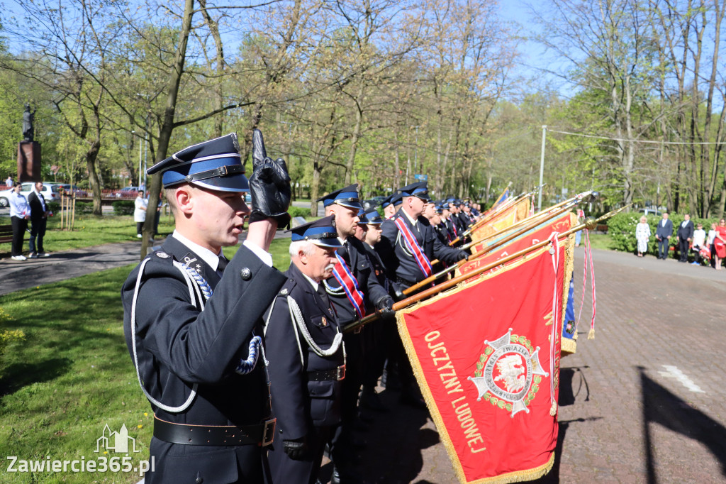 Fotorelacja Zawiercie: 235. rocznica uchwalenia Konstytucji 3 Maja