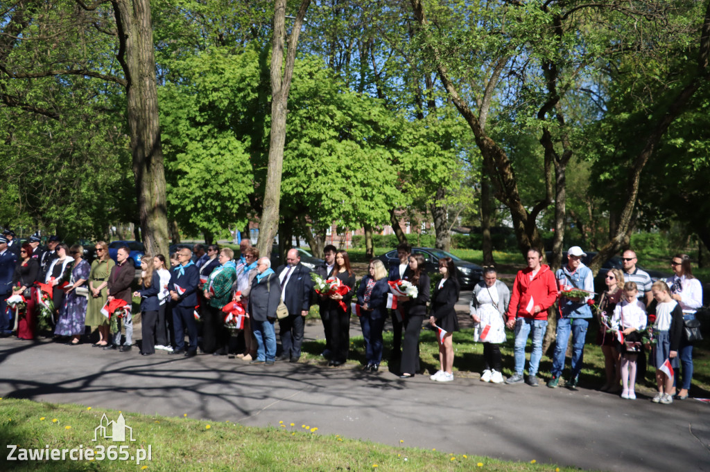 Fotorelacja Zawiercie: 235. rocznica uchwalenia Konstytucji 3 Maja